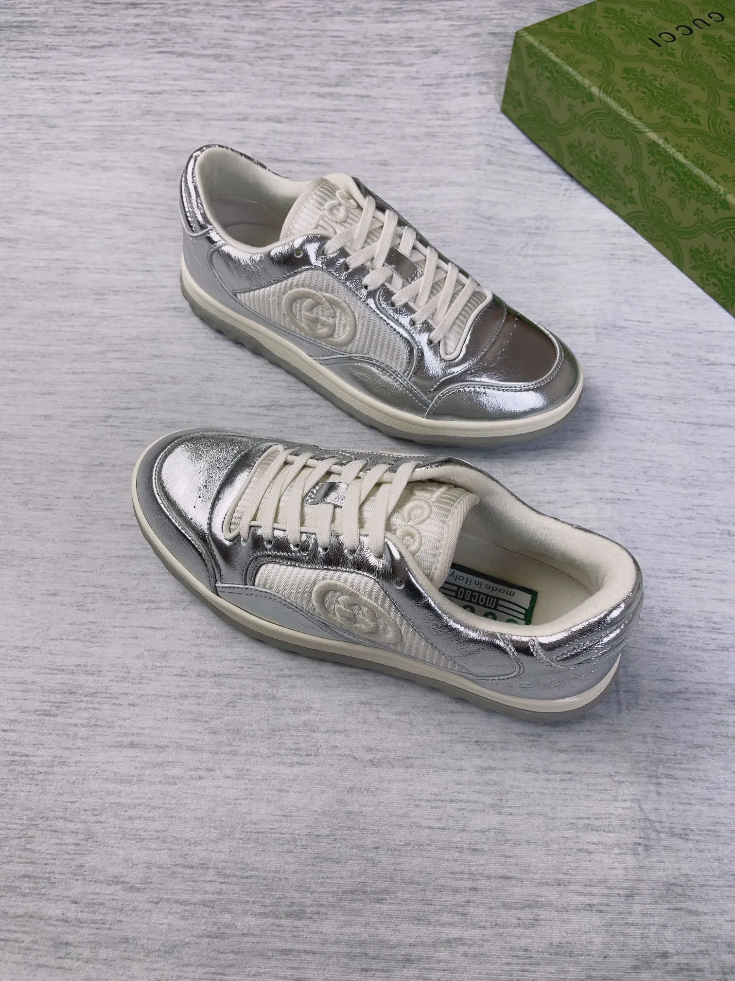 👟👟Ex-factory price 600👟👟 👑The top version of Gucci's latest popular MAC80 sneakers on the market, women's 35-40, men's 39-45 👏👏👏Welcome all bosses to compare and provide guidance...